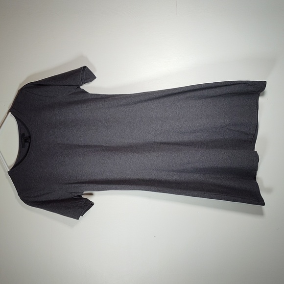 J. Crew gray short sleeve knit dress M - Picture 4 of 12